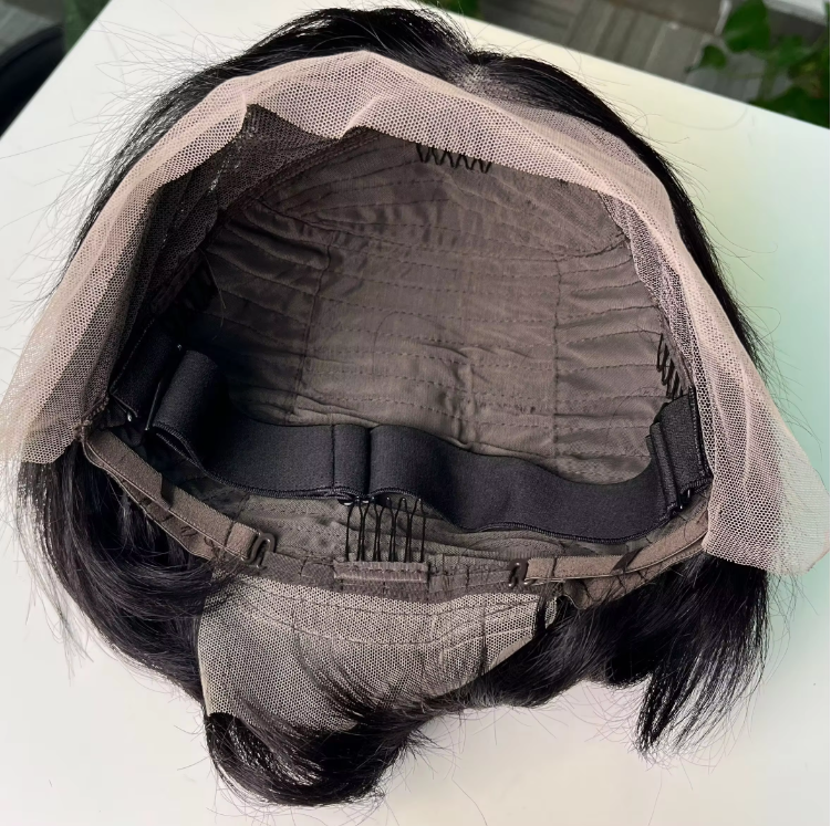13x4 Lace Pixiel Cut Wig Breathable Cap Wigs 100% Human Hair Lace Frontl for Women