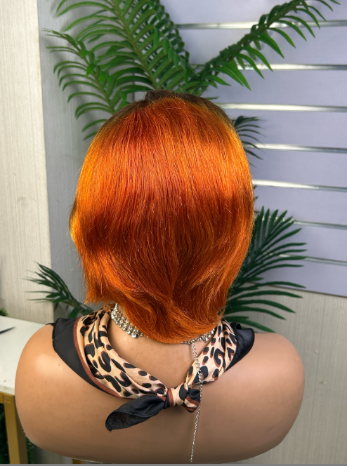 13x4 Lace Pixiel Cut Wig Breathable Cap Wigs 100% Human Hair Lace Frontl for Women