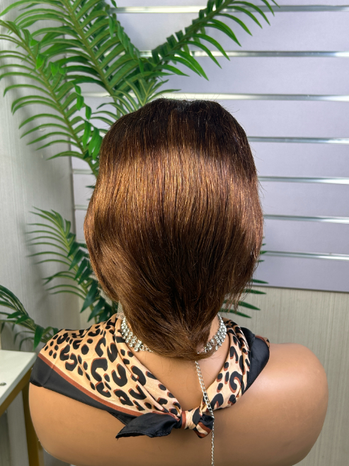 13x4 Lace Pixiel Cut Wig Breathable Cap Wigs 100% Human Hair Lace Frontl for Women