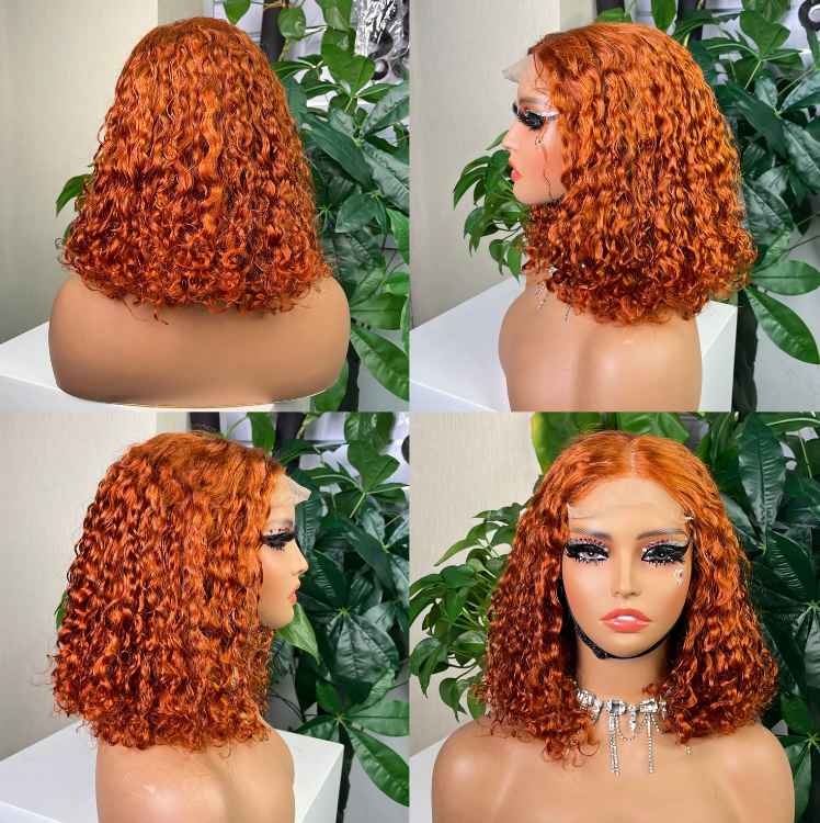 Highlight SDD Natural 5x5 Glueless Lace Frontal 250% Density Water Wave Human Hair Wig