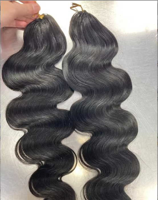Hot Selling Pre-Looped Kinky Curly Crochet Braids Boho Braiding Bulk 100g Remy Human Hair Extensions No Weft