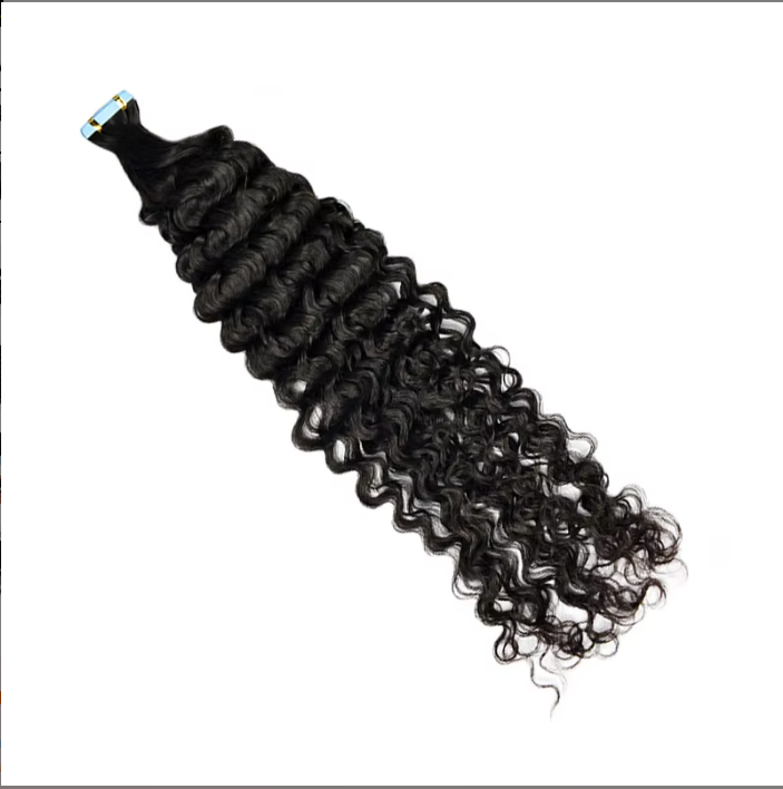 Wholesale Tape Ins Raw Virgin Vietnamese Human Hair Kinky Straight PU Tape in Hair Extension Remy Hair Curly for Black Women