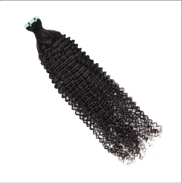 Wholesale Tape Ins Raw Virgin Vietnamese Human Hair Kinky Straight PU Tape in Hair Extension Remy Hair Curly for Black Women