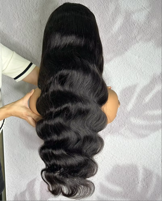 Factory 100% Human Hair Lace Frontal Wig,straight Body Wave Deep Wave Water Full Lace Raw Human Wig,virgin Perruque