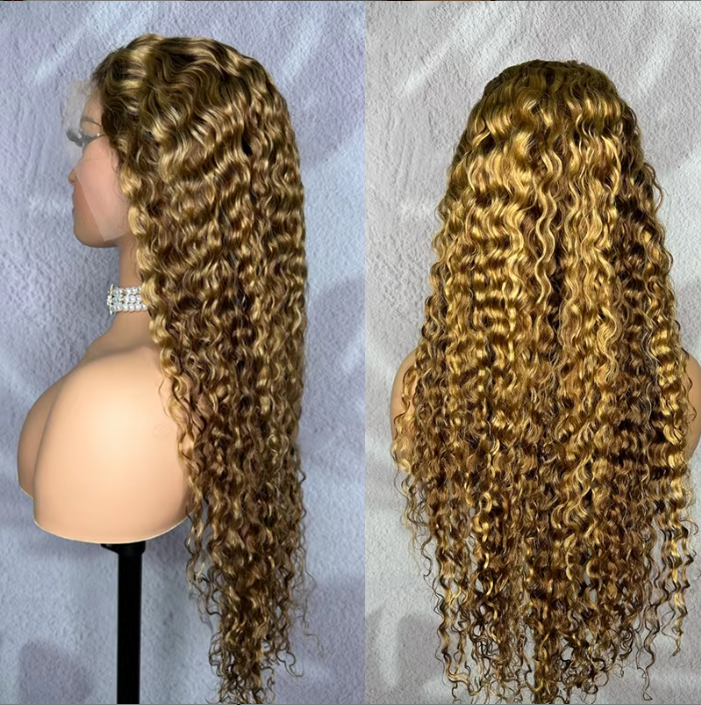 Factory 100% Human Hair Lace Frontal Wig,straight Body Wave Deep Wave Water Full Lace Raw Human Wig,virgin Perruque