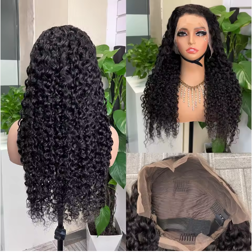 Factory 100% Human Hair Lace Frontal Wig,straight Body Wave Deep Wave Water Full Lace Raw Human Wig,virgin Perruque
