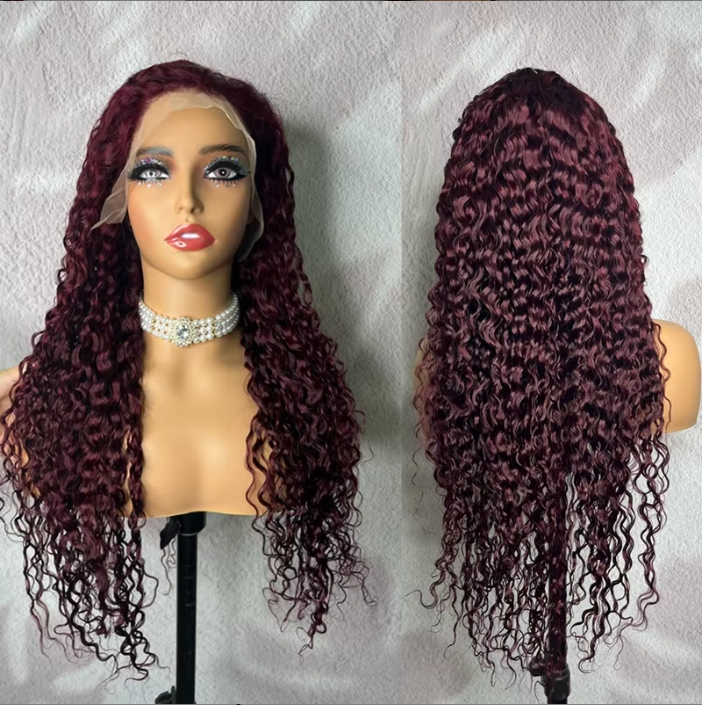 Factory 100% Human Hair Lace Frontal Wig,straight Body Wave Deep Wave Water Full Lace Raw Human Wig,virgin Perruque