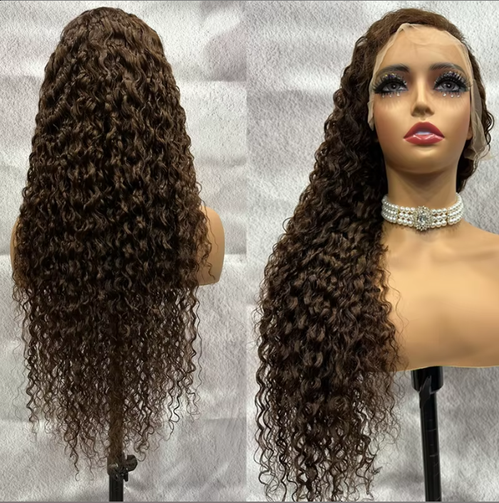 Factory Wholesale 100% Human Hair Lace Frontal Wig straight Body Wave Deep Wave Water Full Lace Raw virgin Human Wig