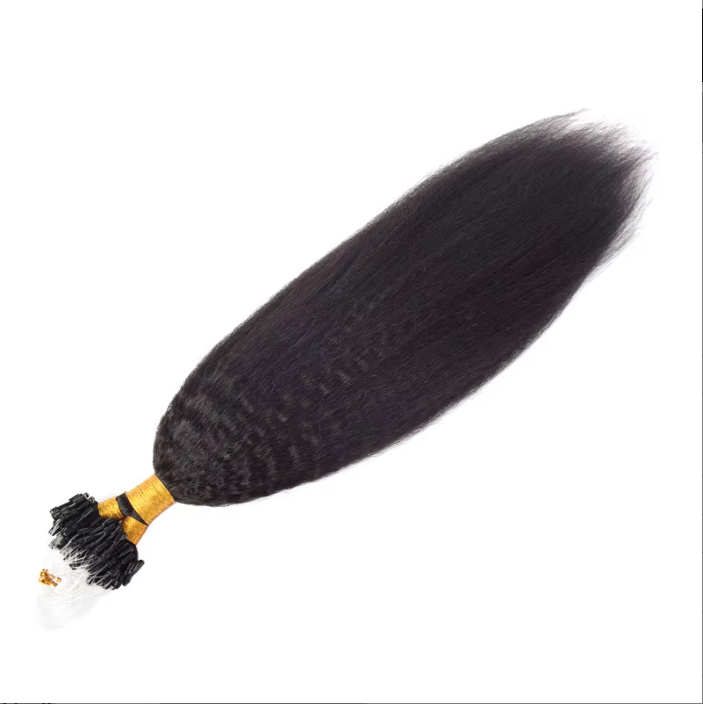 Raw Brazilian Hair Extension I-tip and Micro Links Micro-loop Hair Extensions Onda De Agua 14-26 Inch Micro Ring Loop 120g Hair