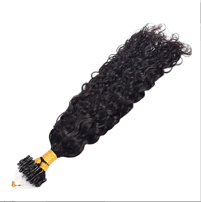 Raw Brazilian Hair Extension I-tip and Micro Links Micro-loop Hair Extensions Onda De Agua 14-26 Inch Micro Ring Loop 120g Hair