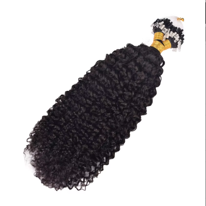 Raw Brazilian Hair Extension I-tip and Micro Links Micro-loop Hair Extensions Onda De Agua 14-26 Inch Micro Ring Loop 120g Hair