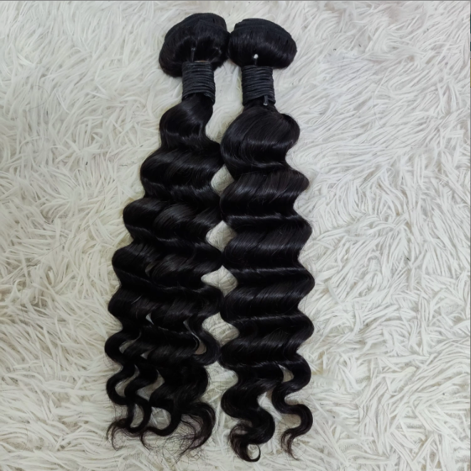 Loose Deep Malaysian Virgin Unprocessed 100% Human Hair Extensions Cuticle Aligned Hair Supplier