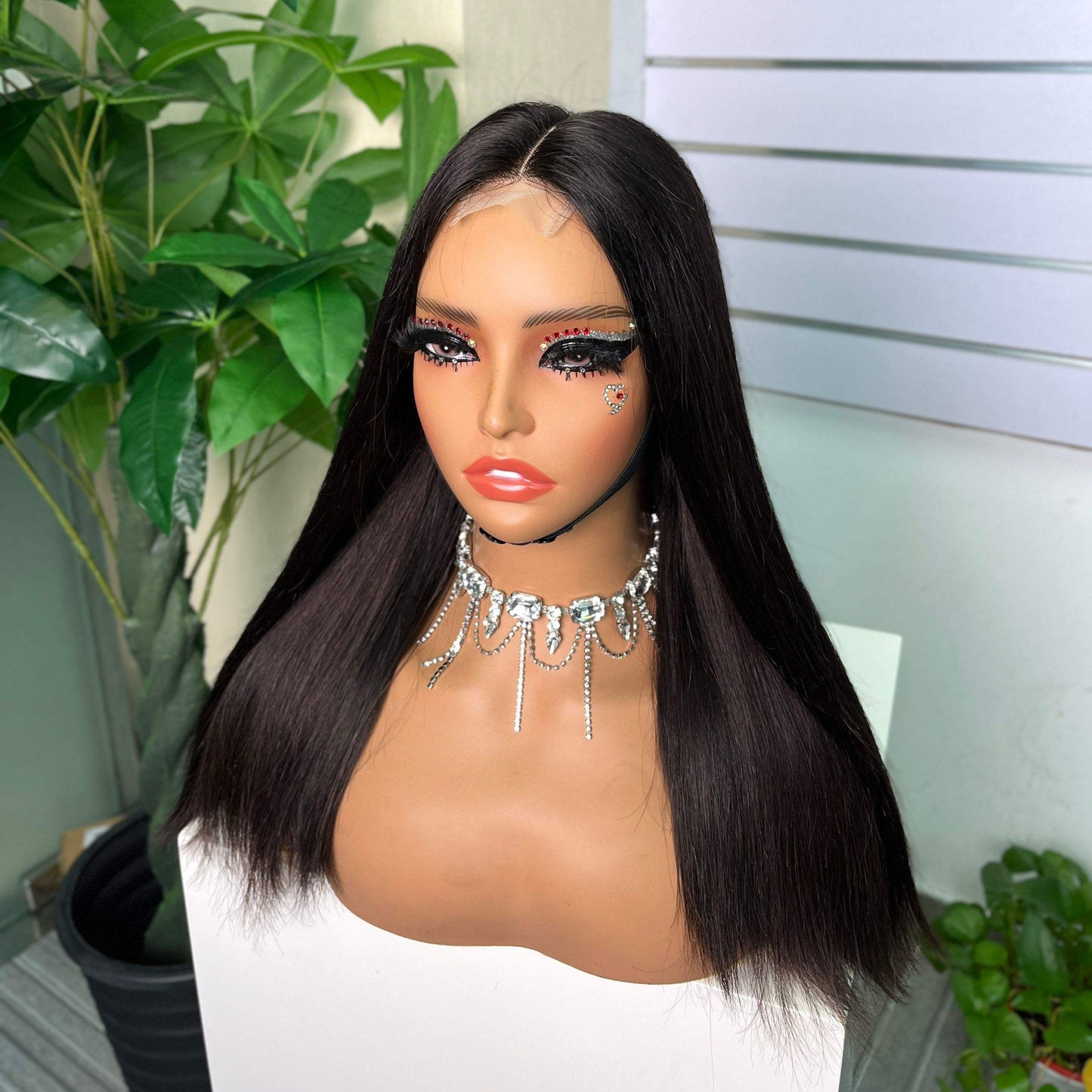 Wholesale Price Virgin Quality Kim K Wig Bone Straight Human Hair Wig for Black Women 2*6 Lace Front Wig