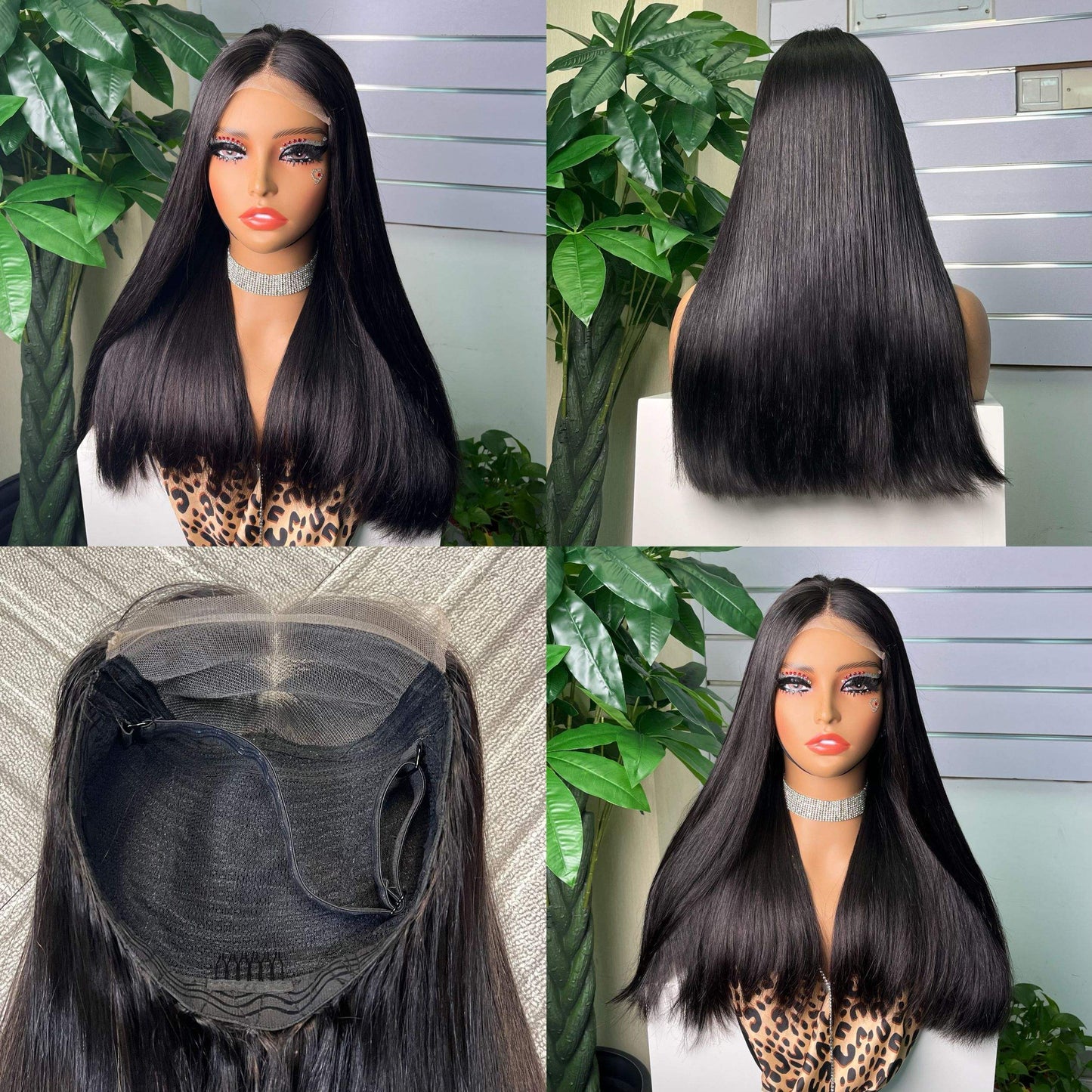 Glueless Brazilian Virgin Raw Human Hair Straight 5*5 Bob Lace Closure Wig Cheap Price Wholesale