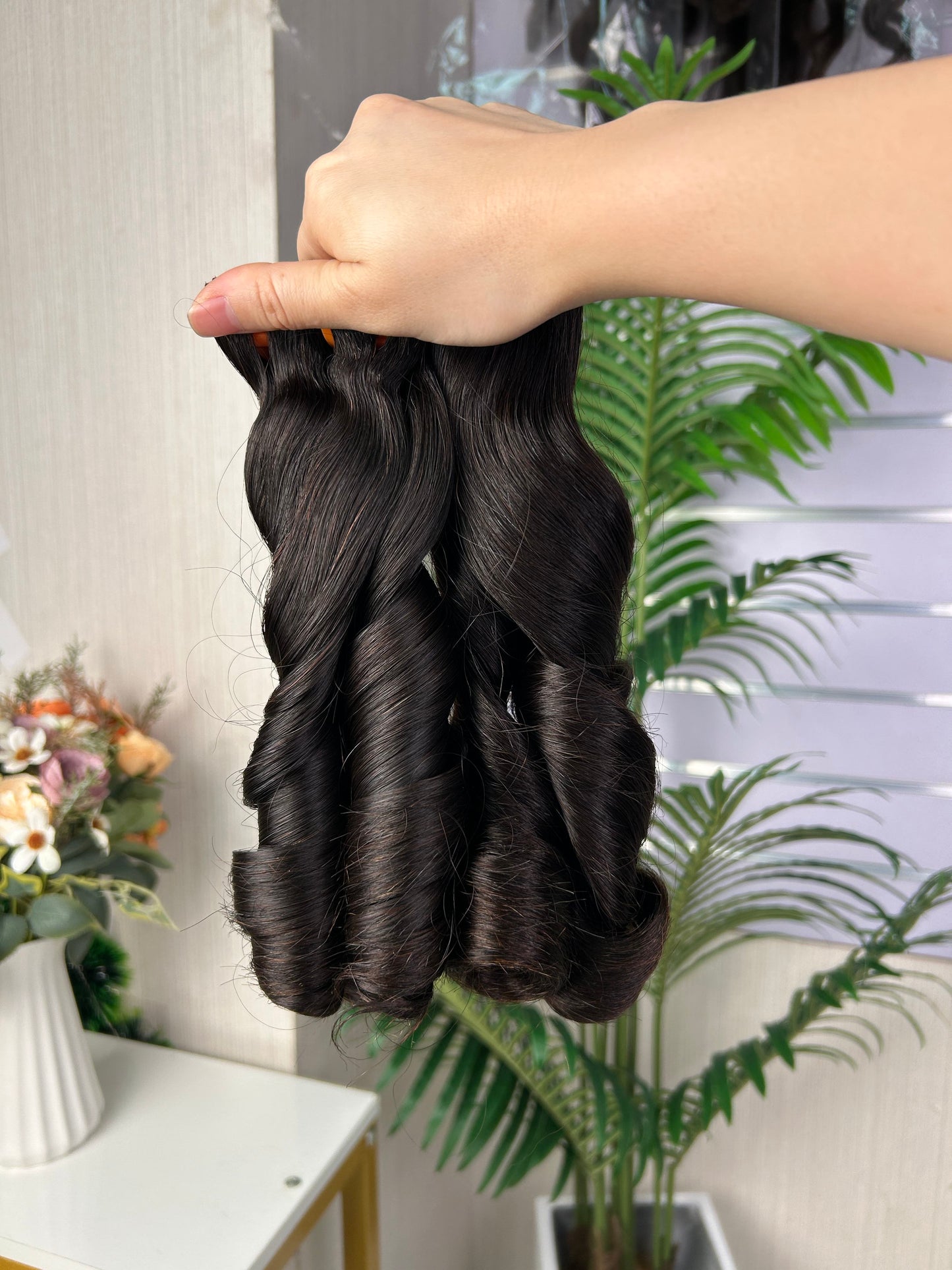 Fumi Super Double Drawn Natural Human Hair Spring Hair Bundles