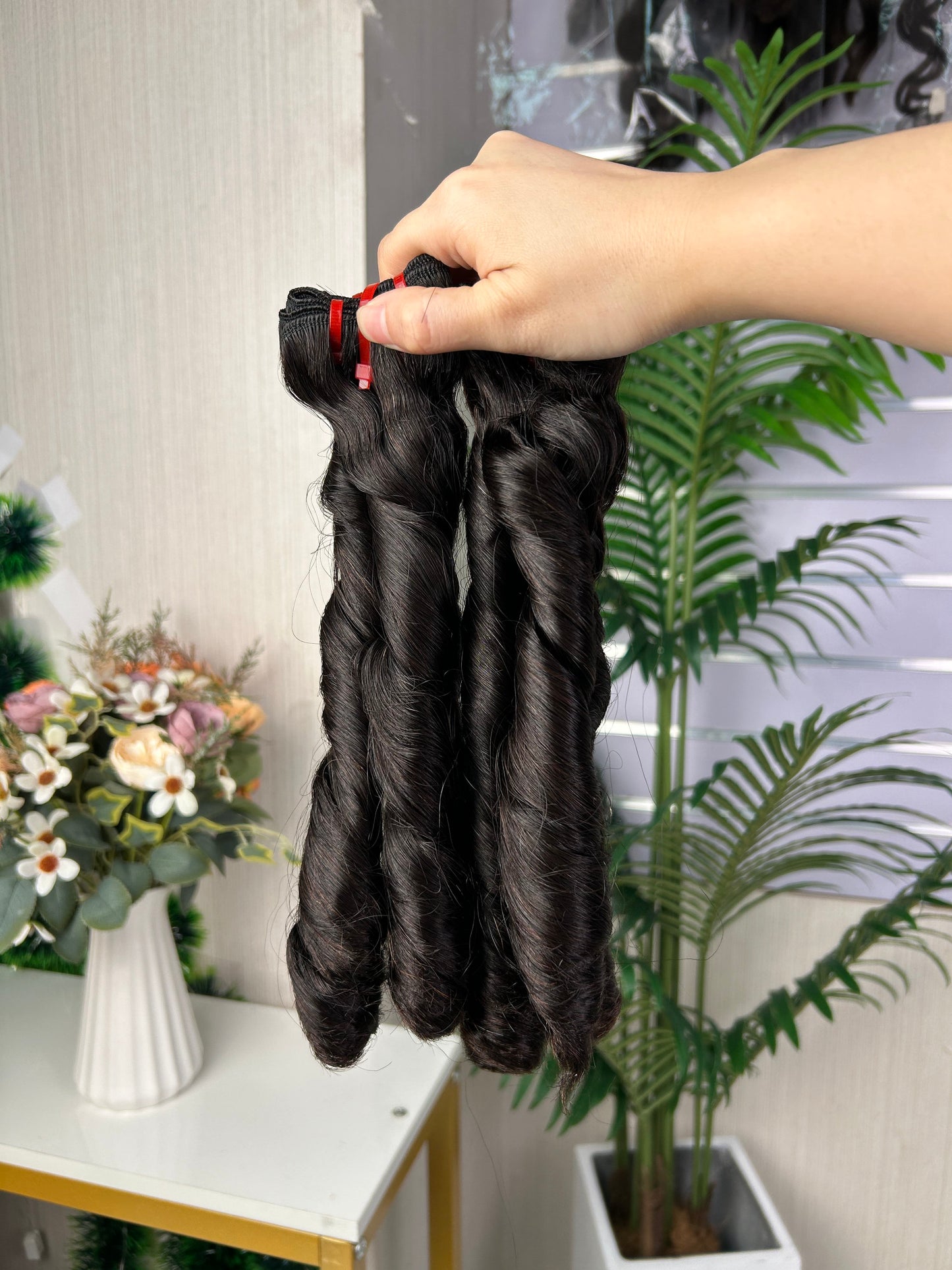 Fumi Super Double Drawn Natural Human Hair Spring Hair Bundles