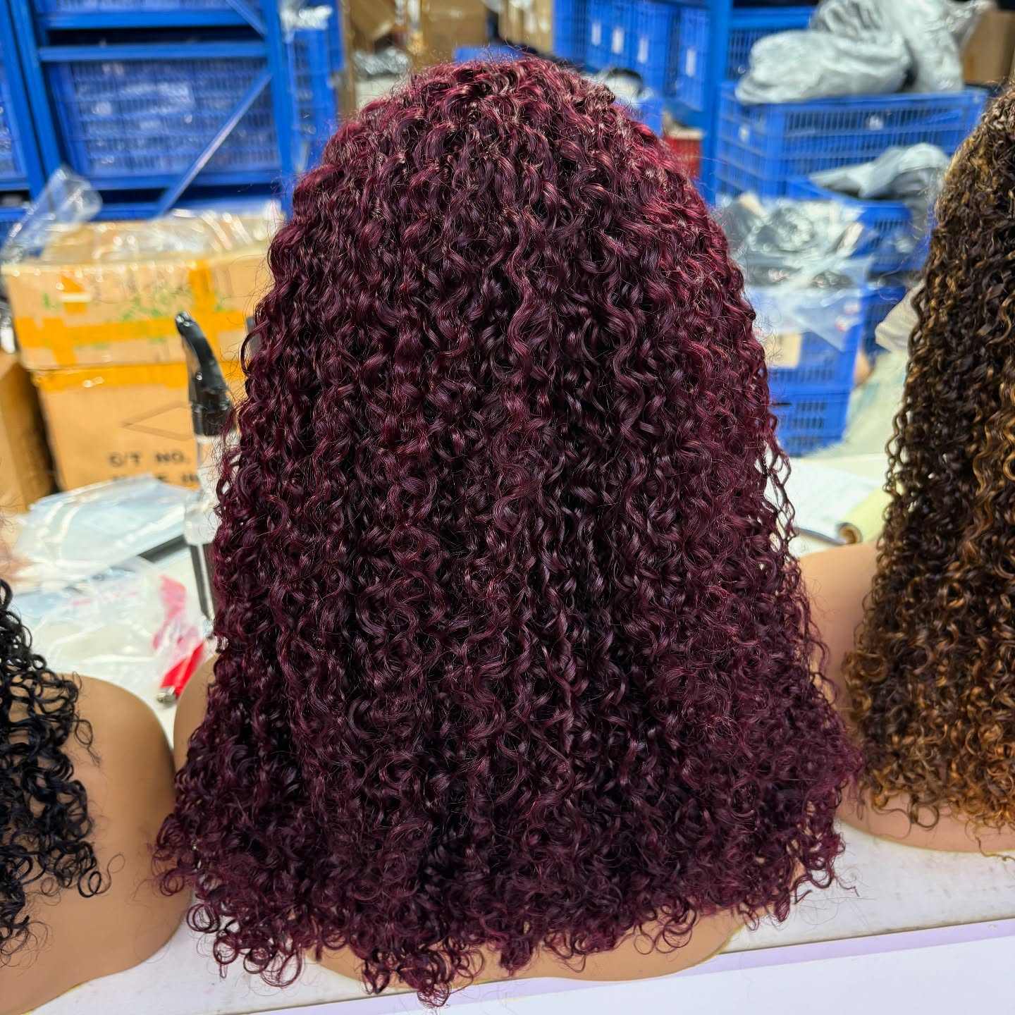Hot Selling 300g Raw Virgin Hair Wigs Super Double Drawn 13X4 Glueless Lace Closure Pixie Curl Wigs Wholesale