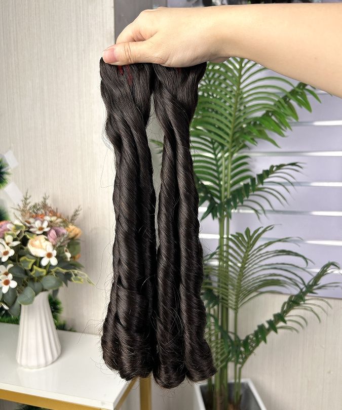 Fumi Super Double Drawn Natural Human Hair Spring Hair Bundles