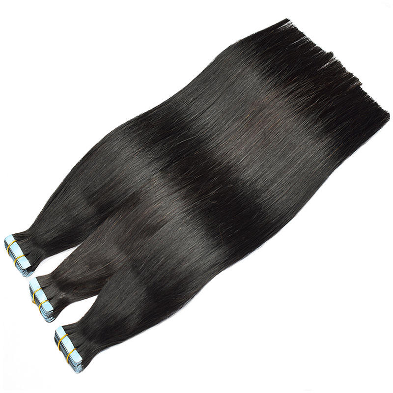 Wholesale Tape Ins Raw Virgin Vietnamese Human Hair Kinky Straight PU Tape in Hair Extension Remy Hair Curly for Black Women