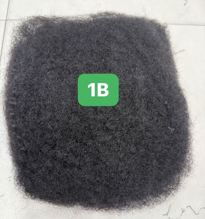 12-22inch Afro Kinky Bulk Human Hair for Dreadlocks and Braids in Natural Black 30# Accessories Afro Kinkys Bulk for Braiding