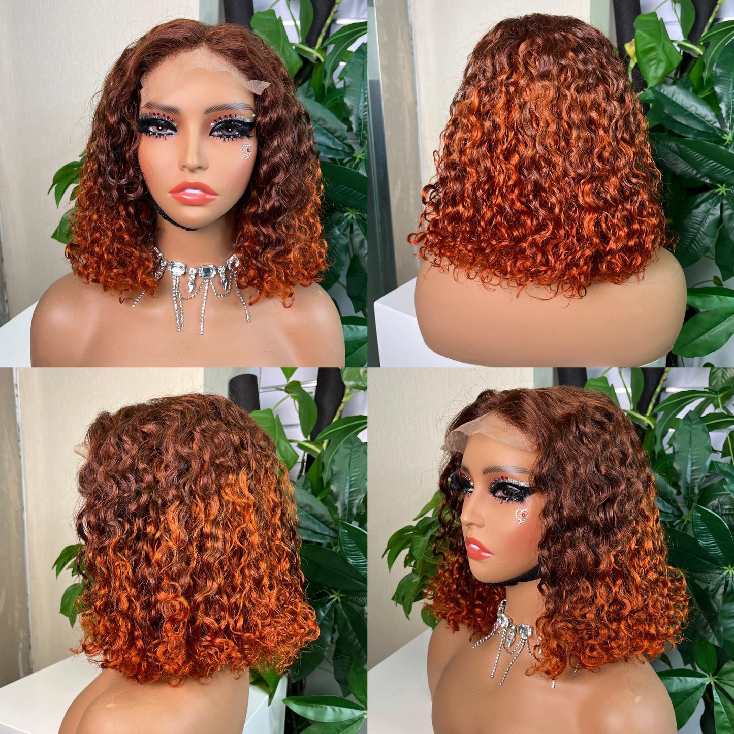 Highlight SDD Natural 5x5 Glueless Lace Frontal 250% Density Water Wave Human Hair Wig