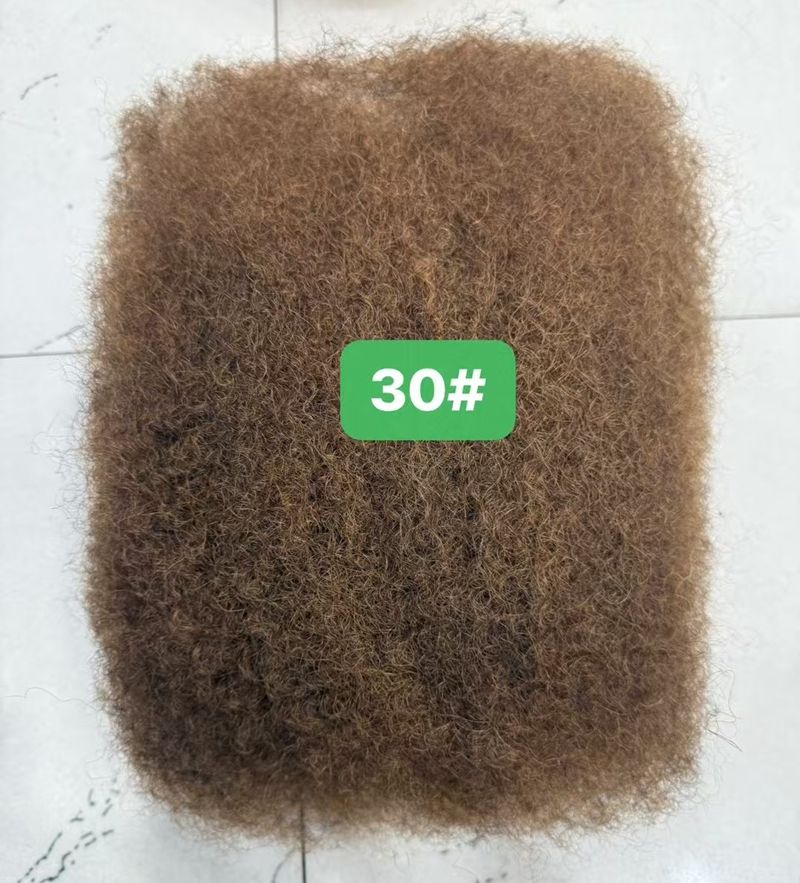 12-22inch Afro Kinky Bulk Human Hair for Dreadlocks and Braids in Natural Black 30# Accessories Afro Kinkys Bulk for Braiding