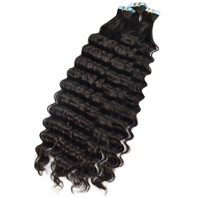 Wholesale Tape Ins Raw Virgin Vietnamese Human Hair Kinky Straight PU Tape in Hair Extension Remy Hair Curly for Black Women