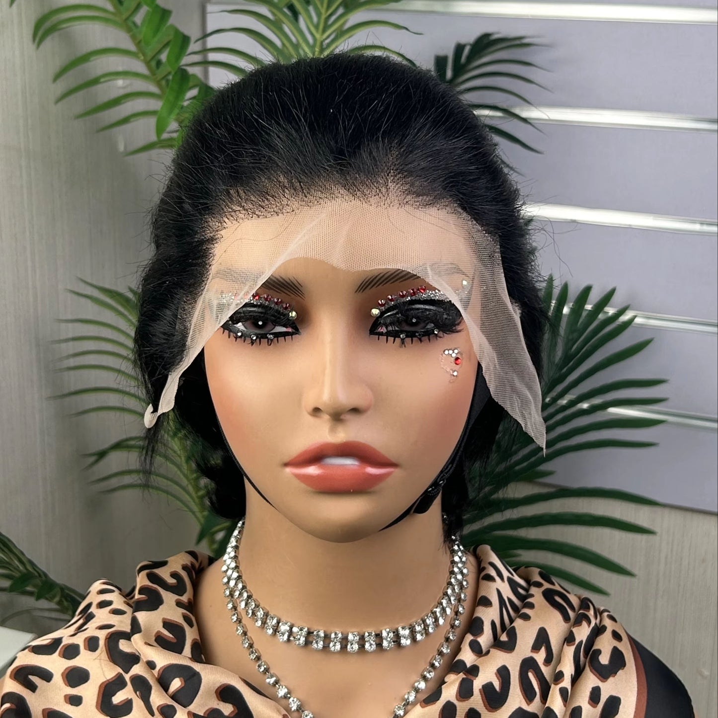 13x4 Lace Pixiel Cut Wig Breathable Cap Wigs 100% Human Hair Lace Frontl for Women