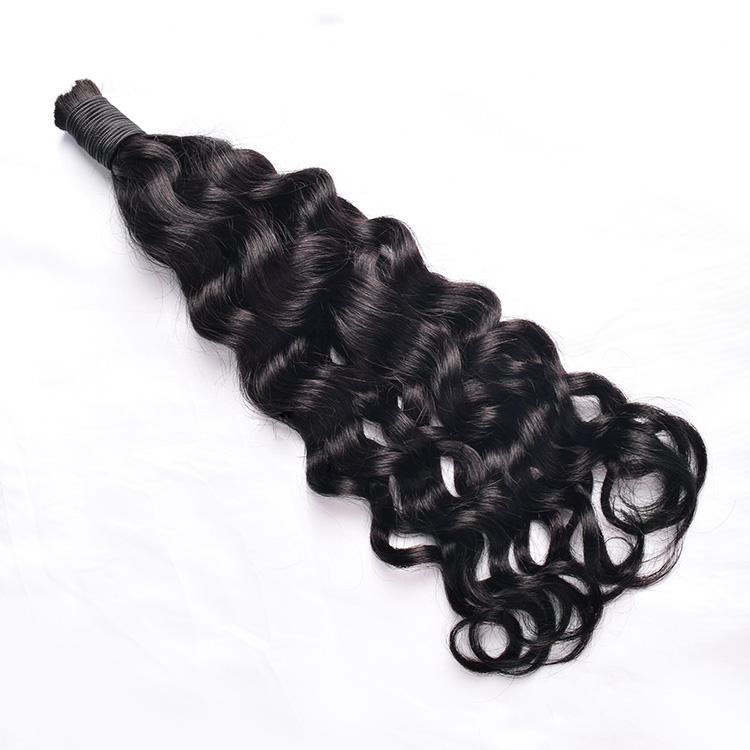100% Raw Human Hair Bulk Italian Curly Virgin Cuticle Aligned Braiding Hair Braids Hair Extension for Black People