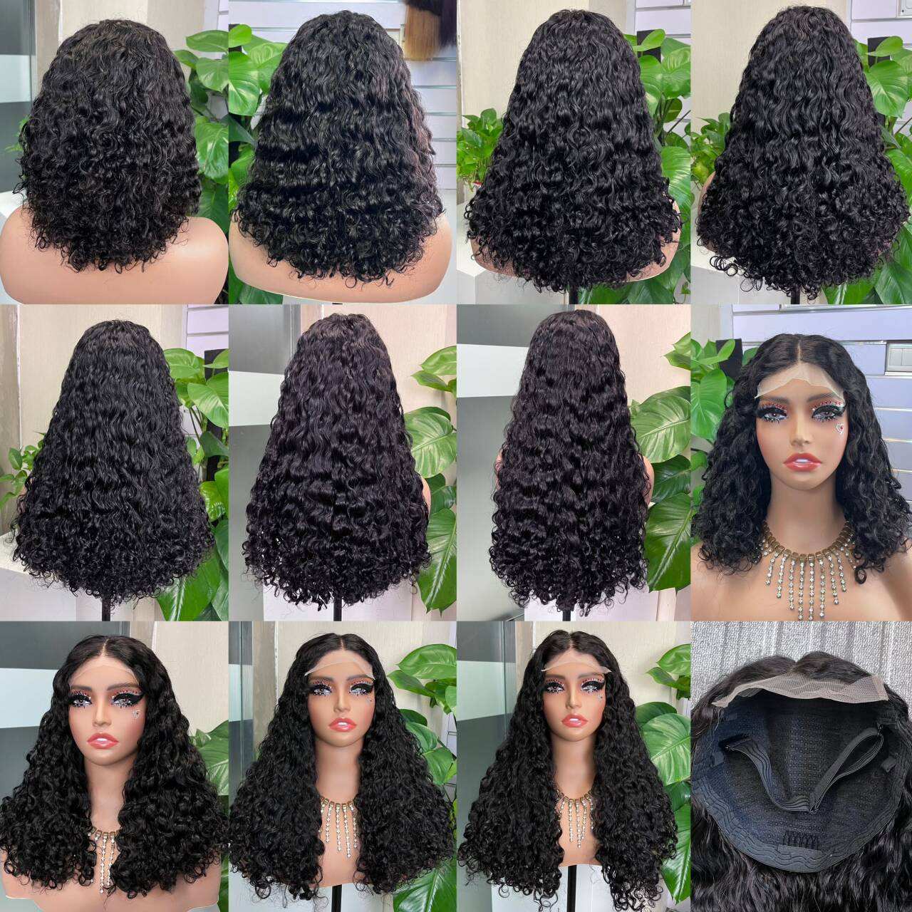 SDD Water Wave 5*5 Wig Super Double Drawn Vietnam 100% Human Hair Luxury Wig