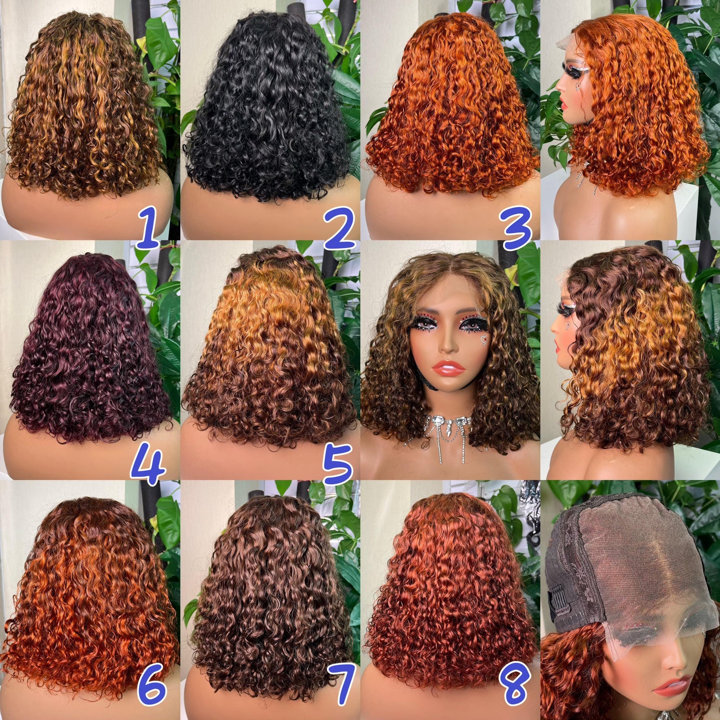 Highlight SDD Natural 5x5 Glueless Lace Frontal 250% Density Water Wave Human Hair Wig