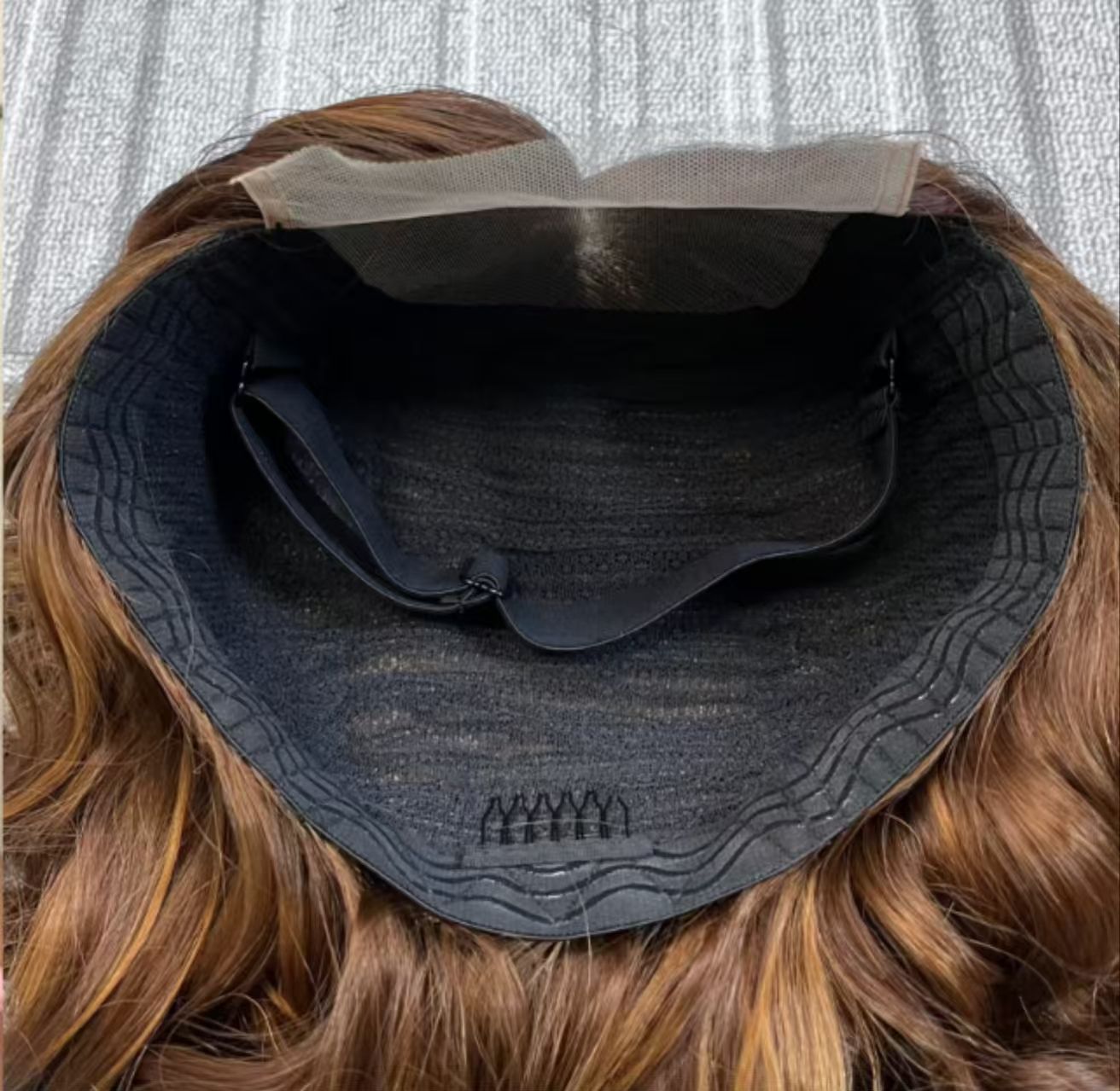 100% Virgin Human Hair Loose Bouncy Wig 5*5 P4/30 Color