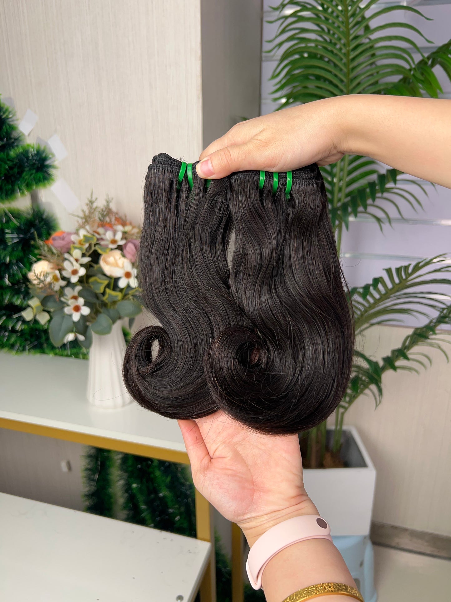 Wholesale Hot Selling Hook Straight Bundle 100g Per Pack Super Double Drawn Fumi Quality Hair Extension 100% Human Hair