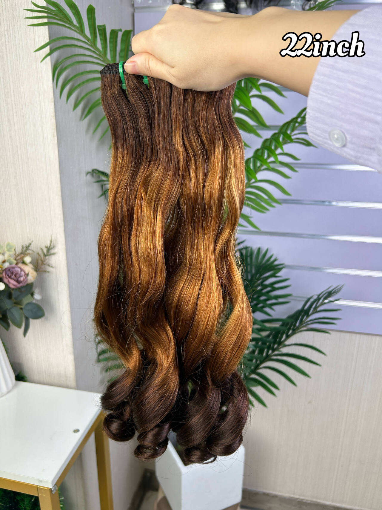 Wholesale Hot Selling Bouncy Hair Bundle 100g Per Pack Double Drawn Pissy Curly Hair Extension 100% Human Hair