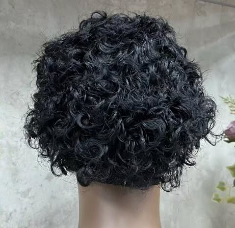 Wholesale Price Headband Curly Wigs Human Hair Curly Virgin Raw Glueless Wig for Black Women Ready to Ship