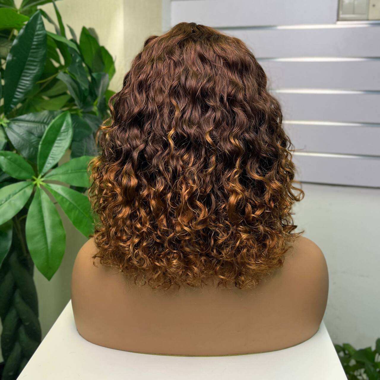 100% Virgin Human Hair Fringe Water Wig Vietnam Hair Human Hair Fringe Wig Machine Wig