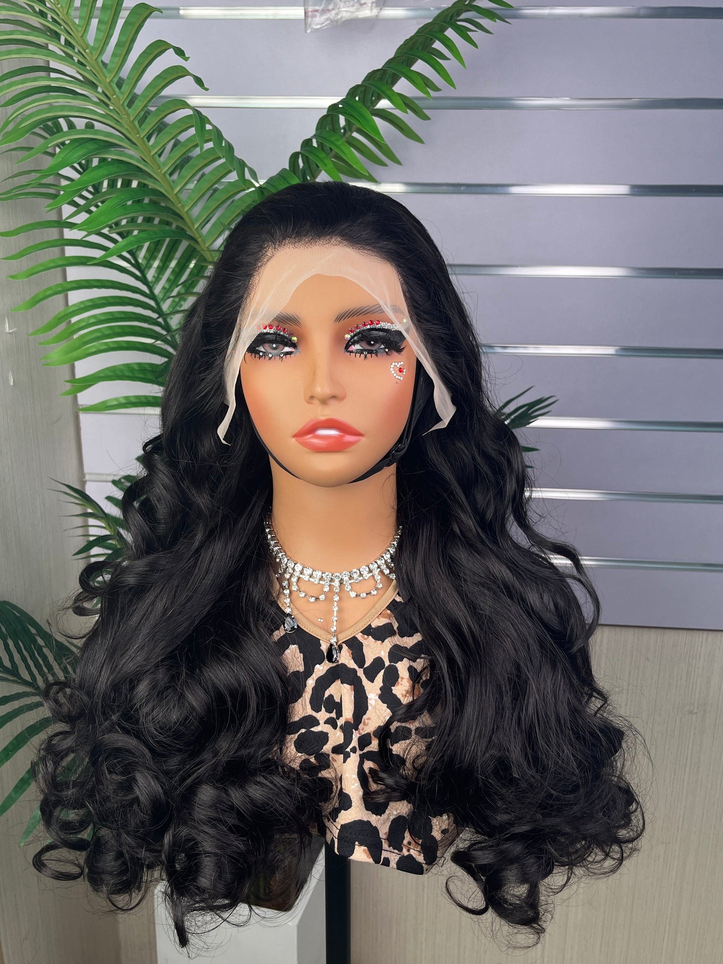 High Quality and Full Density Bouncy Loose Curl SDD Super Double Drawn Full Frontal Wig Human Hair 300% Density