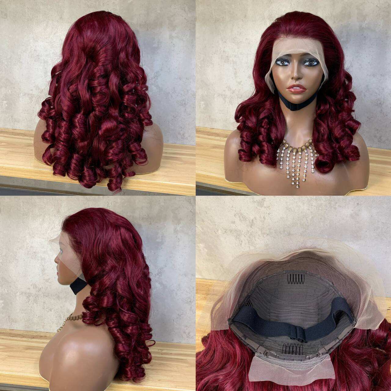 SDD 13x4 Bouncy Curl Wig Wholesale Super Double Drawn Bouncy Curl Wig