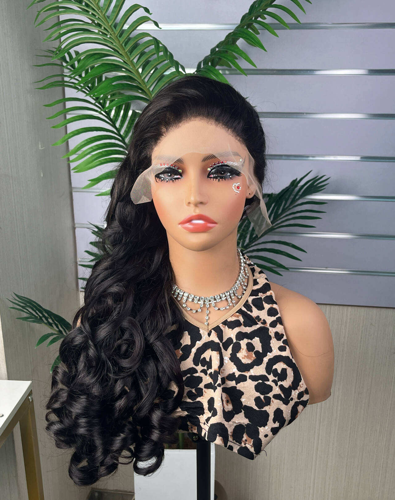 High Quality and Full Density Bouncy Loose Curl SDD Super Double Drawn Full Frontal Wig Human Hair 300% Density