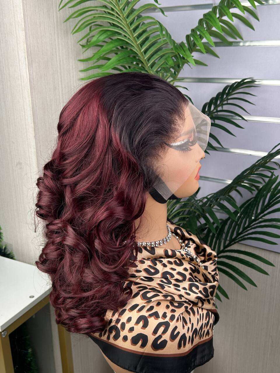 High Quality and Full Density Bouncy Loose Curl SDD Super Double Drawn Full Frontal Wig Human Hair 300% Density