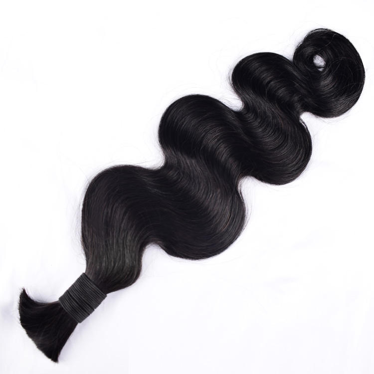 Braiding Hair Wholesale Body Wave Bulk Human Hair Extensions for Braiding Hair Packaging Custom