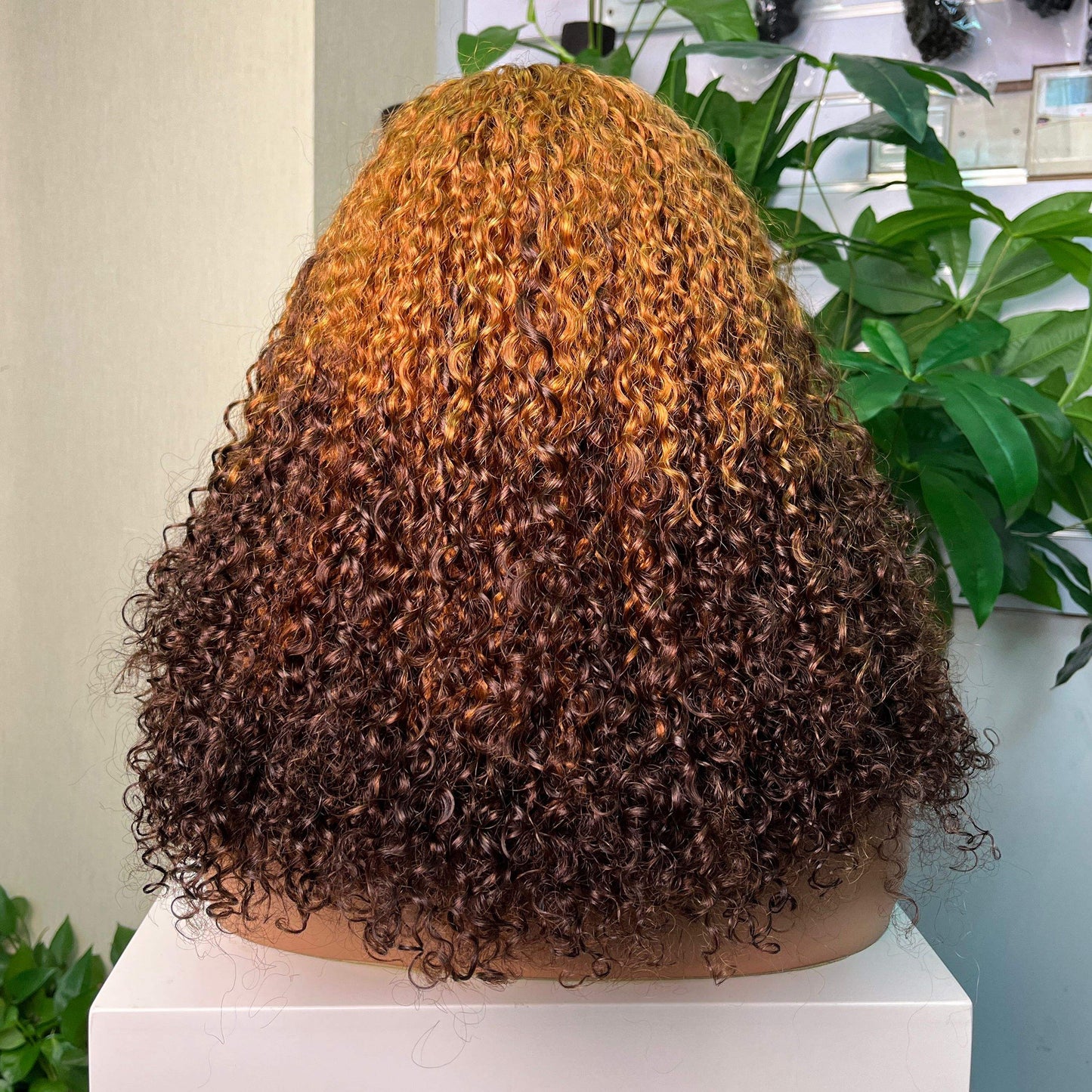 100% Human Hair Machine Made Wig Fringe Pixie Wig Super Double Drawn