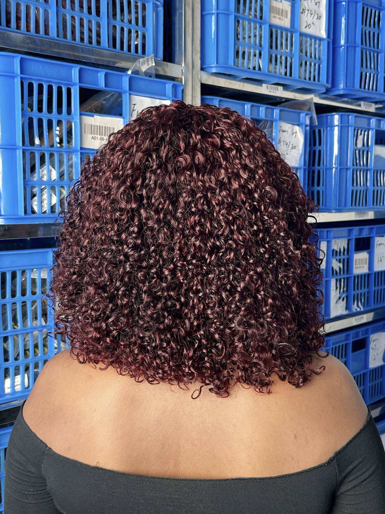 Hot Selling Factory Price Double Drawn Virgin Fringe Pissy Curly Wig Human Hair Wig