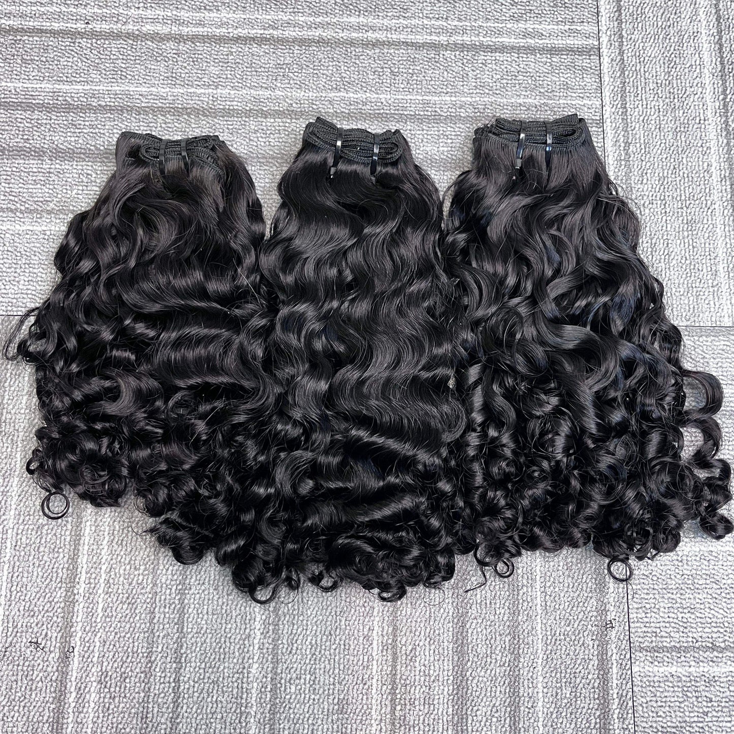 Super Double Drawn Hair Bundle Roman Curl Raw Virgin