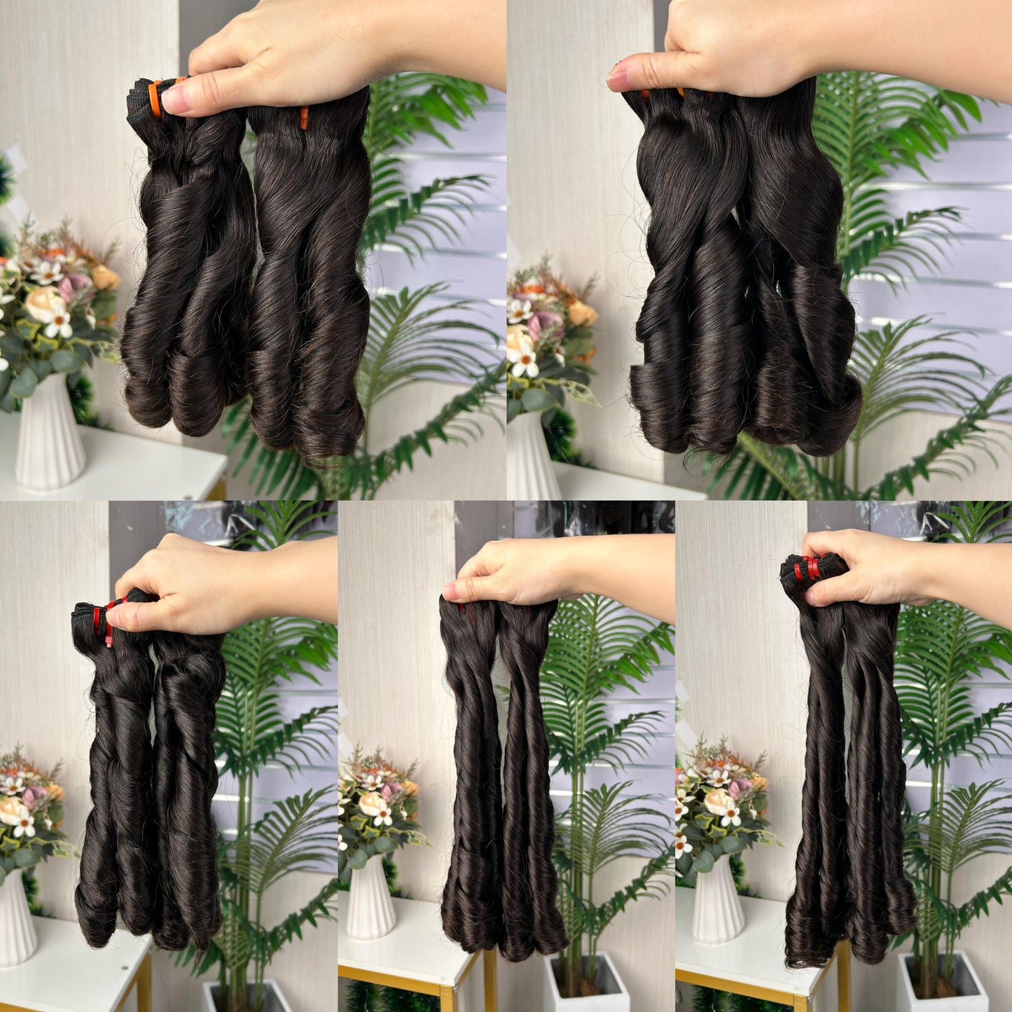 Fumi Super Double Drawn Natural Human Hair Spring Hair Bundles
