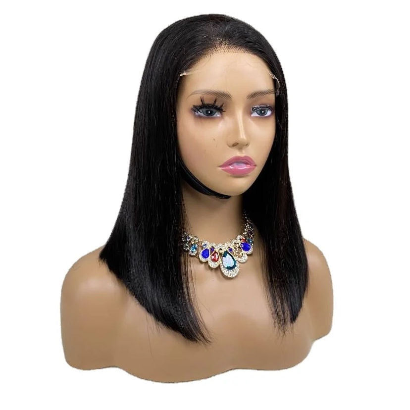 HD 5x5 Closure Bob Wig Super Double Drawn 100% Human Hair Glueless