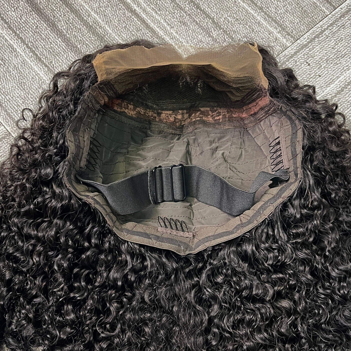 Pixie Curl Glueless Wig 5x5 Lace Closure Transparent Lace Wig Finger Coil Curly Human Hair Wig for Women