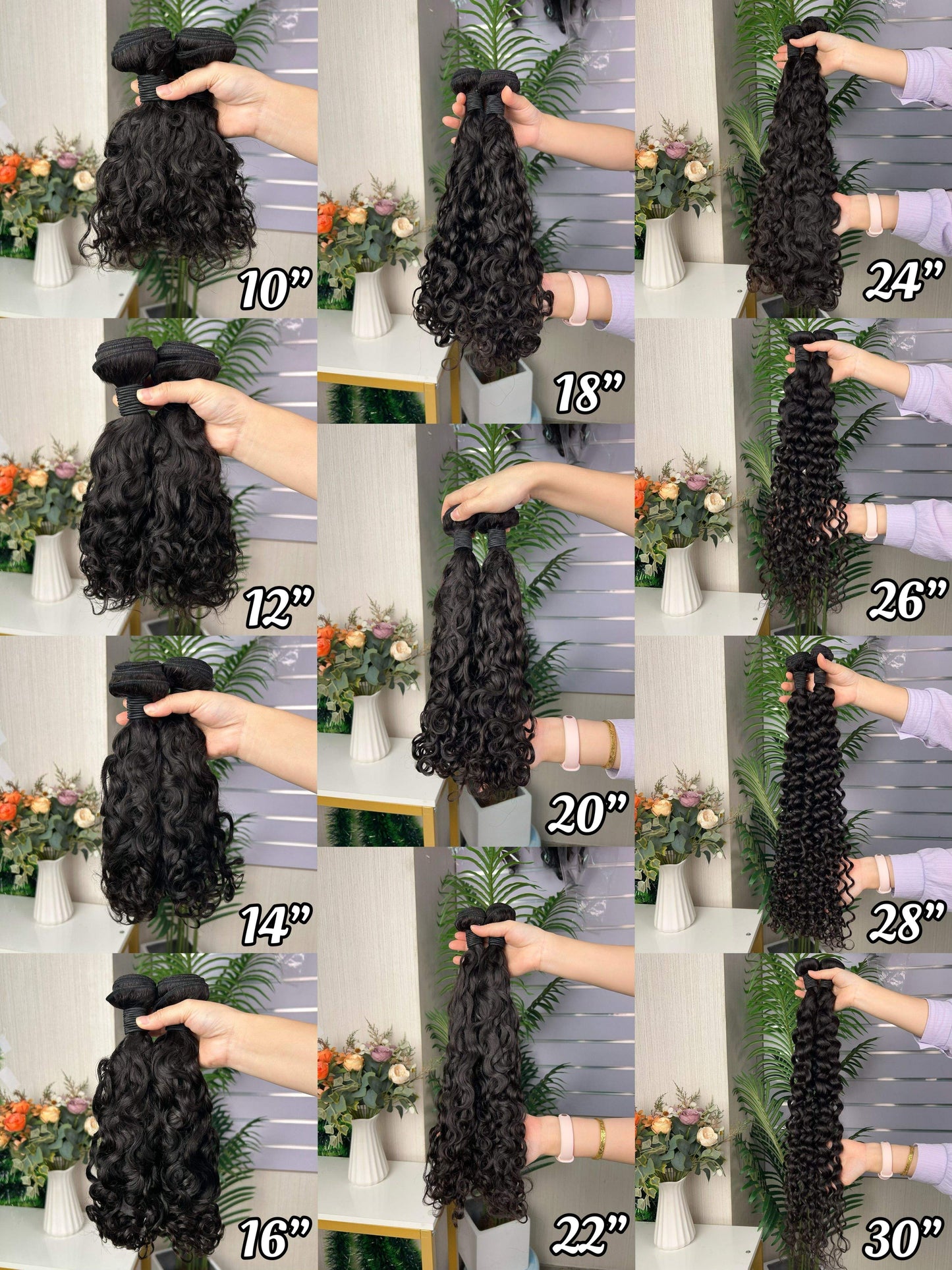 Wholesale Hot Selling Water Wave Bundle 100g Per Pack Super Double Drawn Hair Extension 100% Human Hair