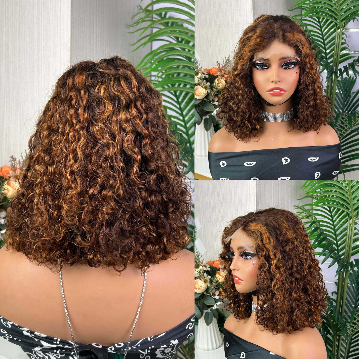 SDD 5x5 Water Curl Wig 100% Human Hair Glueless Wig
