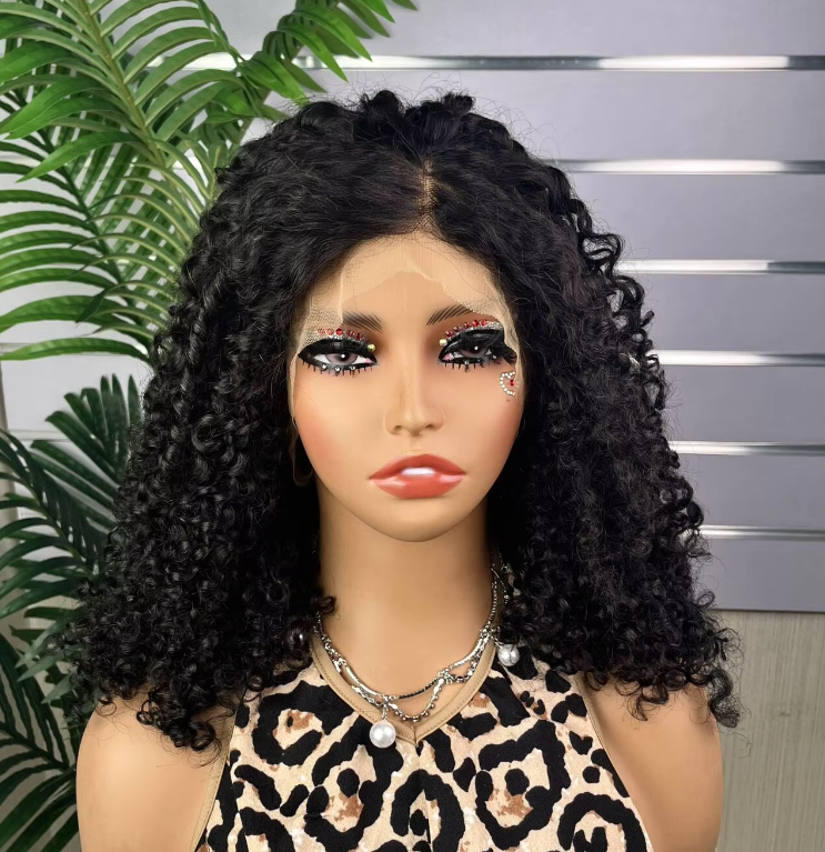 360 Frontal Pixie Curl Wig Glueless Wig 100% Human hair